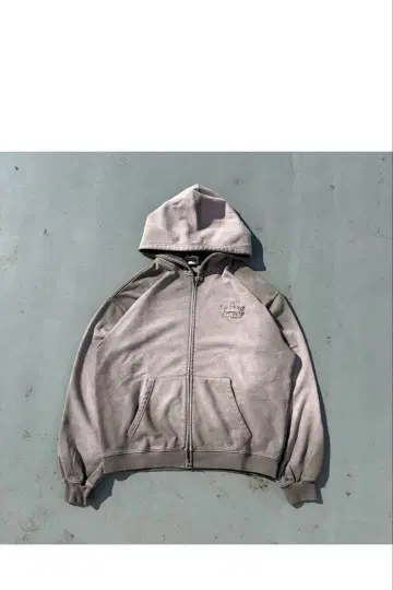 Motion King 로고 피그먼트 집 후디