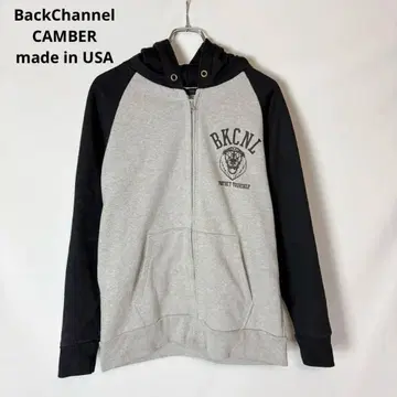 USA제 BackChannel CAMBER 안감 써멀 지퍼 후드티 M
