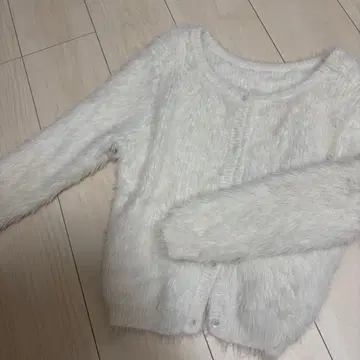 리젝시 샤기 2way 가디건