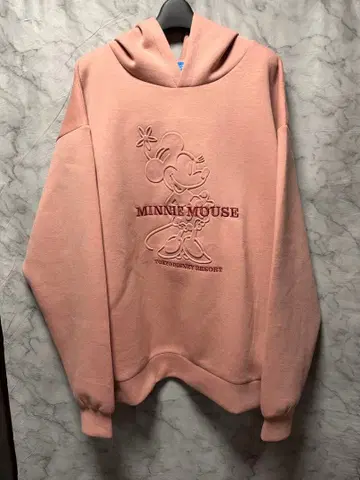 미니 마우스 후드티 L 사이즈 핑크