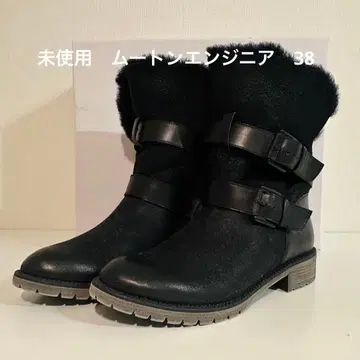 DISHIU 어그 부츠 크림슨 엔지니어 천연 가죽 로즈버드