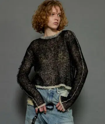 메종 스페셜 리버서블 모헤어 니트 풀오버