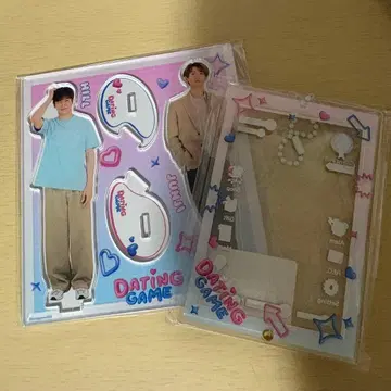 Dating Gam 아크릴 스탠드 아크릴 카드 케이스