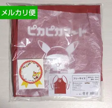 포켓몬 피카피카마트 에이프런 기프트 스티커 산타 피카츄 포켓몬 센터