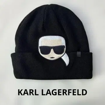 KARL LAGERFELD 컬 라거페르트 니트 모자 와펜
