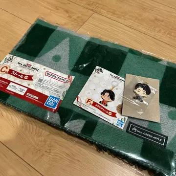 제일복권 Mrs. GREEN APPLE 스카프 메탈 참 세트