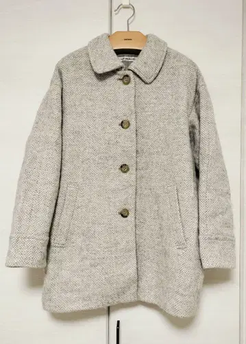 그린 라벨 릴랙싱 트위드 울 코트 70