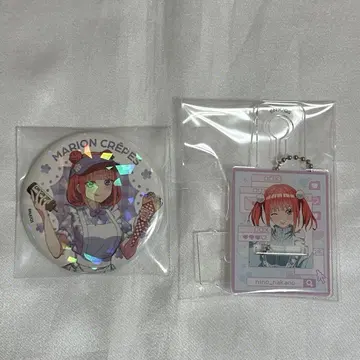 5등분의 신부 나카노 니노 캔뱃지 이젤 키링 2점 묶음 판매