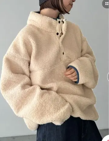 CANAL JEAN / Lakey Park 보아 플리스 풀오버