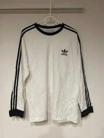 adidas 트레포일 로고 긴팔 T셔츠