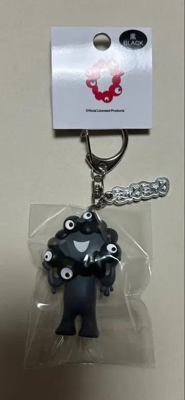 블랙 미야쿠미야쿠 명찰 부착 키링 입체 PVC 키링