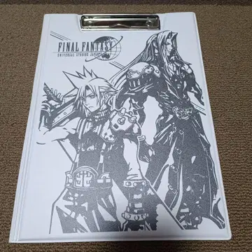 USJ 한정판 파일 판타지 VII 바인더 뒷면 FFX 클라우드/티다