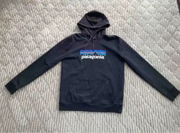 파타고니아 patagonia p-6 로고 풀오버 후드티 M 블랙