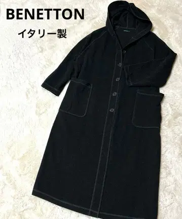 UNITED COLORS OF BENETTON 맥시 길이 울 코트