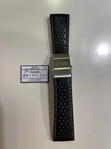 시티즌 정품 가죽 벨트 23mm