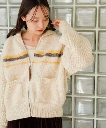 kastane 카스타네 24aw 로우 게이지 코위찬 니트 아우터