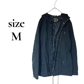 해외 구제 의류 블랙 후드 부착 자켓 M 사이즈
