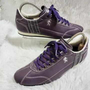 패트릭 다치아 가죽 보라색 37/23.5 일본제 새상품급