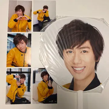 아베 료헤이 부채 오리지널 사진 세트