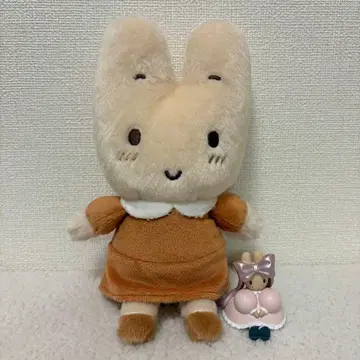 산리오 팬시 레트로 봉제 인형 발레 리본 피규어 마론 크림