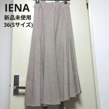 미사용 IENA 서프 니트 플레어 스커트