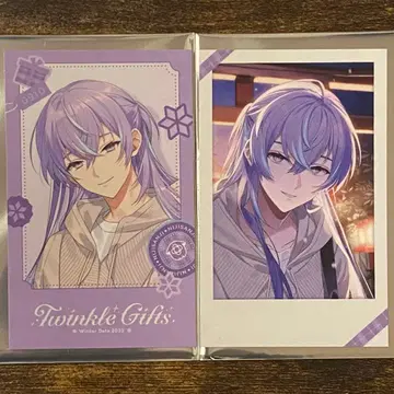 니지산지 윈터 데이트 폴라로이드풍 카드 호시미치 쇼 2장