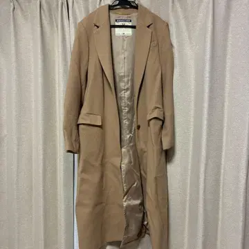 베이지 롱 코트 journal standard L'essage