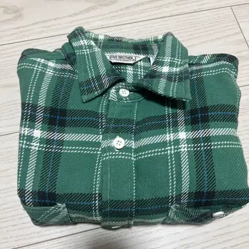 파이브 브라더 헤비 웨이트 플란넬 셔츠 두꺼운 원단
