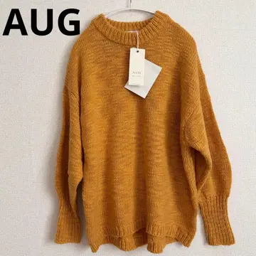[ AUG 오그 ] 벌룬 니트 풀오버 스웨터 나츄란 취급