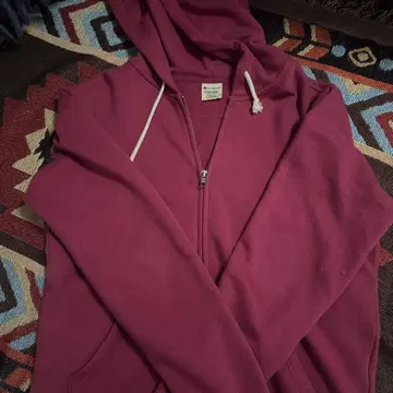 Champion 풀 집업 후드티 L