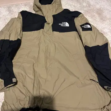 THE NORTH FACE 마운틴 후드티 베이지/블랙