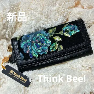 새상품 Think Bee! 싱크비 장지갑 고블랑 직조풍 스팽글