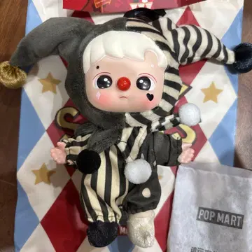 POPMART WHY SO SERIOUS Silver Mist Clown