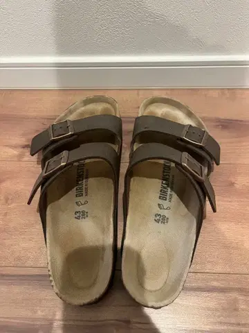 Birkenstock 애리조나 브라운 샌들 43