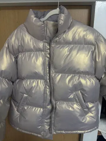 실버 다운 자켓