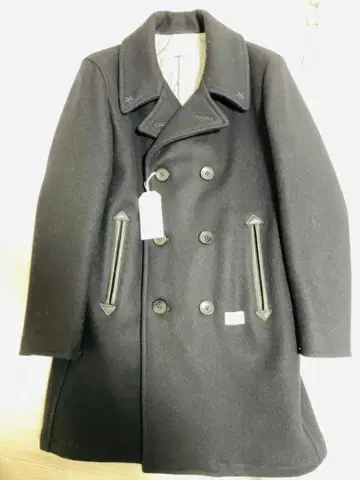 BEDWIN MELTON P-COAT MARLON 사이즈 2 네이비