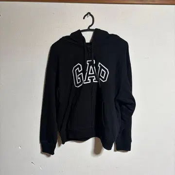 GAP 블랙 집업 후드티