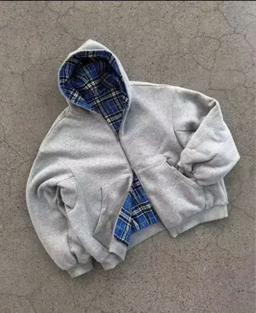 리버서블 지퍼 후드티 스트릿 그런지 해외 캐주얼 y2k opium