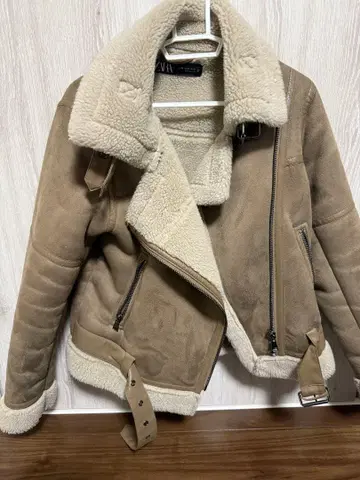 ZARA 보아 자켓 보아 라이더 자켓