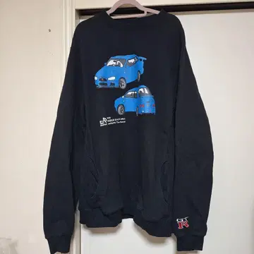 NISSAN 콜라보 GT-R 트레이닝복 맨투맨 gsc 고 슬로우