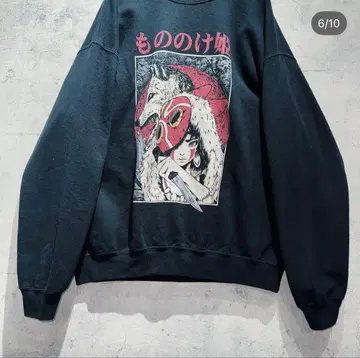 초레어! 모노노케 히메 지브리 빈티지 맨투맨 vintage