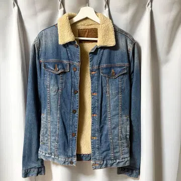 ZARA MAN 보아 옷깃 데님 자켓 L 사이즈