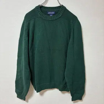 랜즈 엔드 다크 그린 니트 남성용 S 사이즈