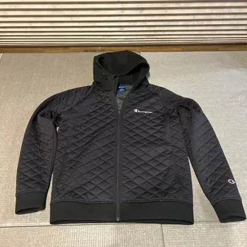 Champion 퀼팅 자켓 M 블랙