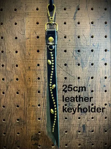 가죽 스터드 키링 블랙 htc CALEE schott 등 좋아하는 분