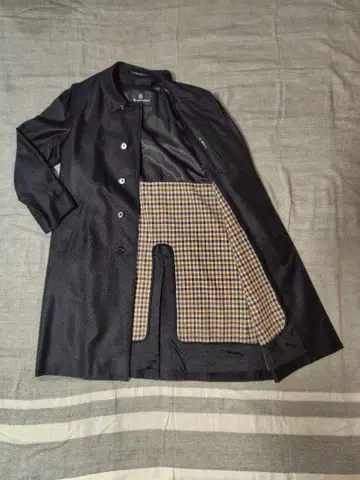 아쿠아 스큐텀 발마칸 코트 [ 미사용에 가까움 ] 라이너 포함 블랙