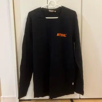 STIHL 블랙 롱 슬리브 T셔츠
