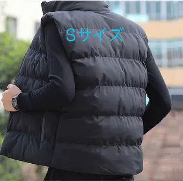 [ 다운 베스트 ] 남성용 여성용 블랙 골프에도 S 사이즈