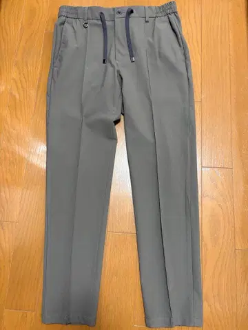 울 슬랙스 남성용 브라운