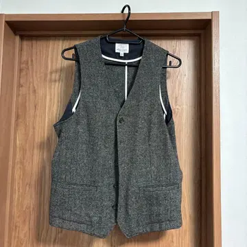 BEAUTY&YOUTH 그레이 슬리브리스 베스트 M 사이즈